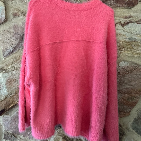 Free people Harrison Bunny Crew in pink size Large - Picture 6 of 8